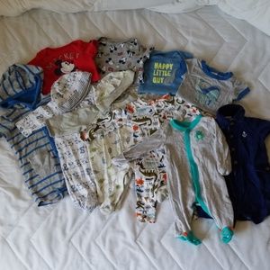 12 piece newborn boy's bundle